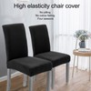 Elastic Stretch Chair Cover Waterproof Plain Color Universal Chair Seat