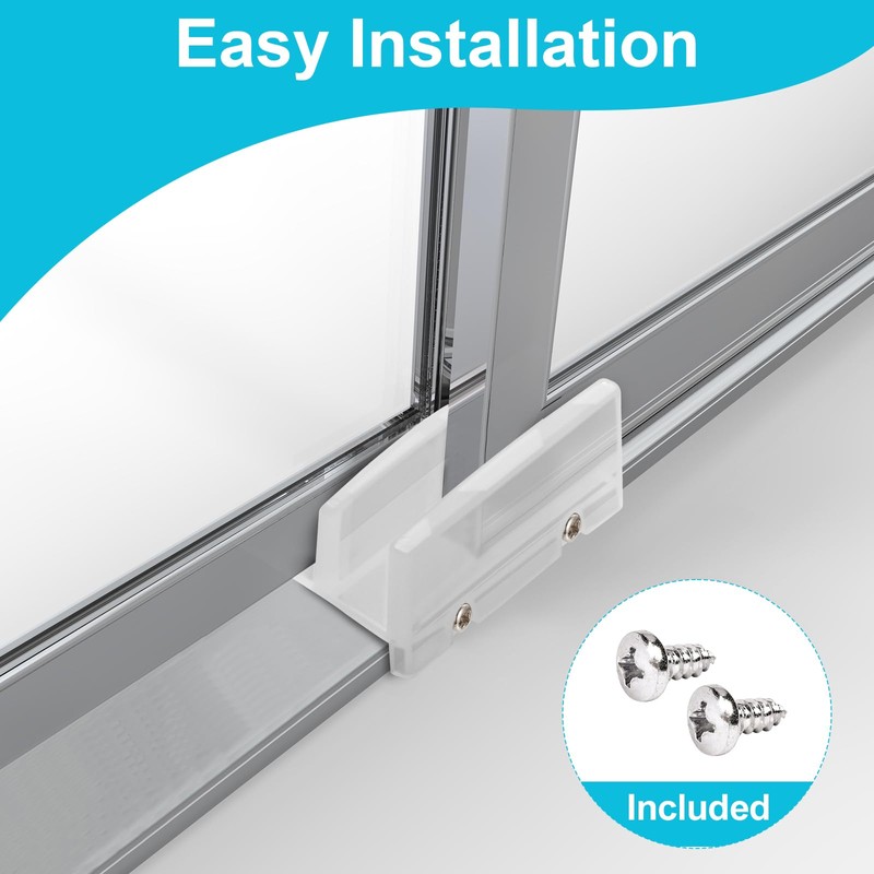 M6192 Sliding Shower Door Bottom Track, 1/2-inch Groove, for 7/16-inch