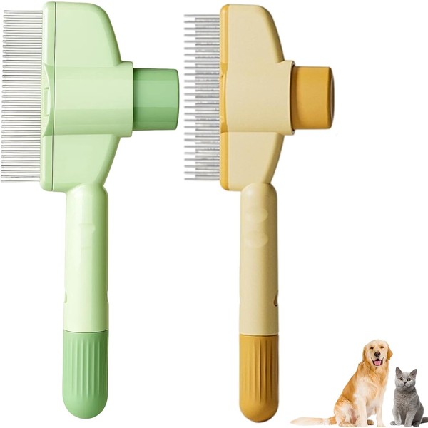 Cat Flea Comb, 2 Pack Flea Comb for Dogs and