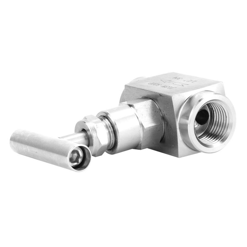 Straight Needle Valve, High Pressure Stainless Steel BSPP Female Thread
