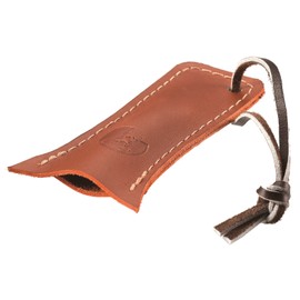 Captain Stag UH-19 Shera Cup Leather Steering Wheel Cover, Made in Japan, Brown, 1.8 x 3.9 x Thickness 0.1 inches (45 x 100 x 3 mm)