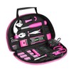 EXCITED WORK 69-Piece Pink Tool kit, Ladies Hand Tool Set
