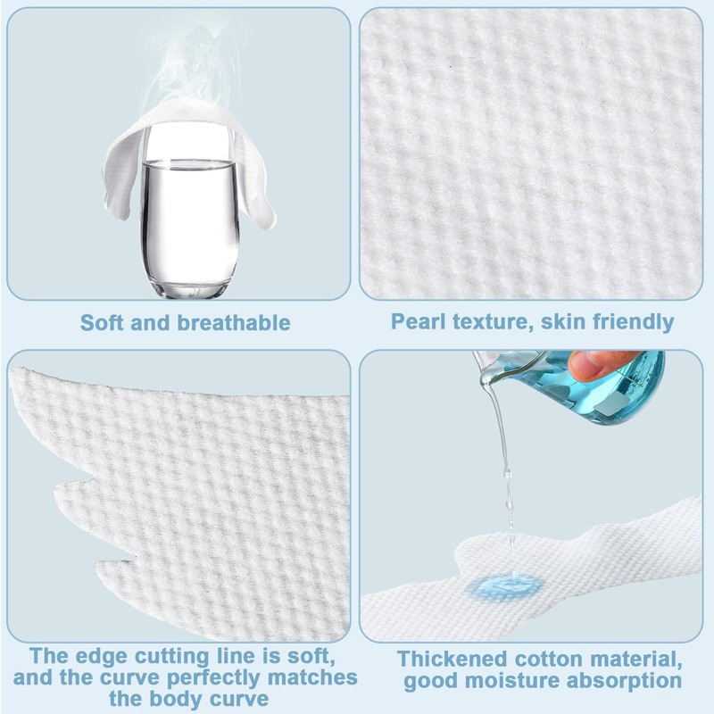Cuffbow 100 Pcs Disposable bra liners to absorb sweat under