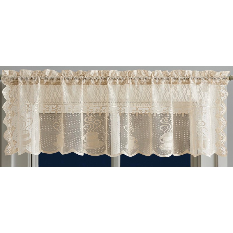 Warm Home Designs - Cenefa de cocina de lino individual