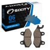 Sixity Q6 Front Organic Brake Pads compatible with Honda CMX250C