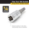 Titan Tools 66915 1/4-Inch Drive x T15 Star Bit Socket
