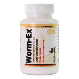 Alimento Worm Ex 100tabs Original Gallos