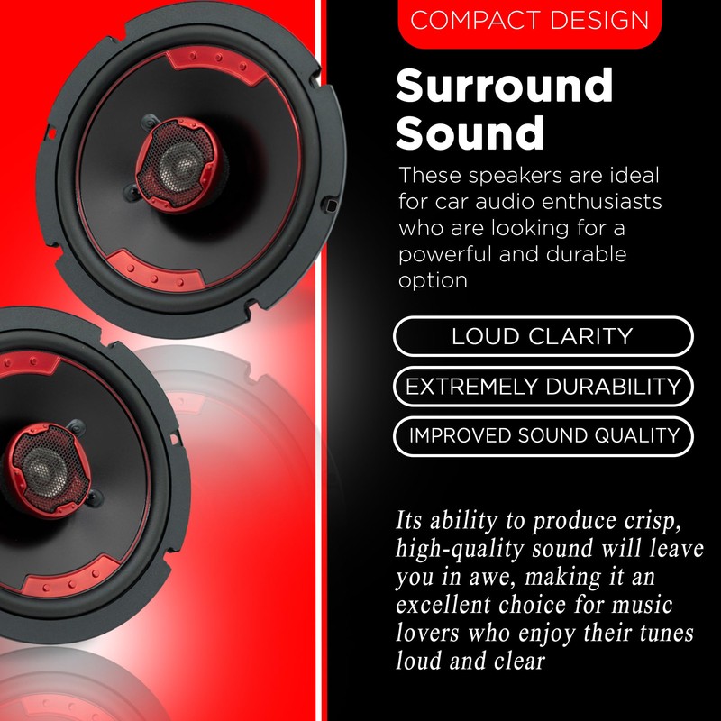 MB Quart XK2-116S 6.5-Inch 240 Watt 2-Way Coaxial Slim Mount