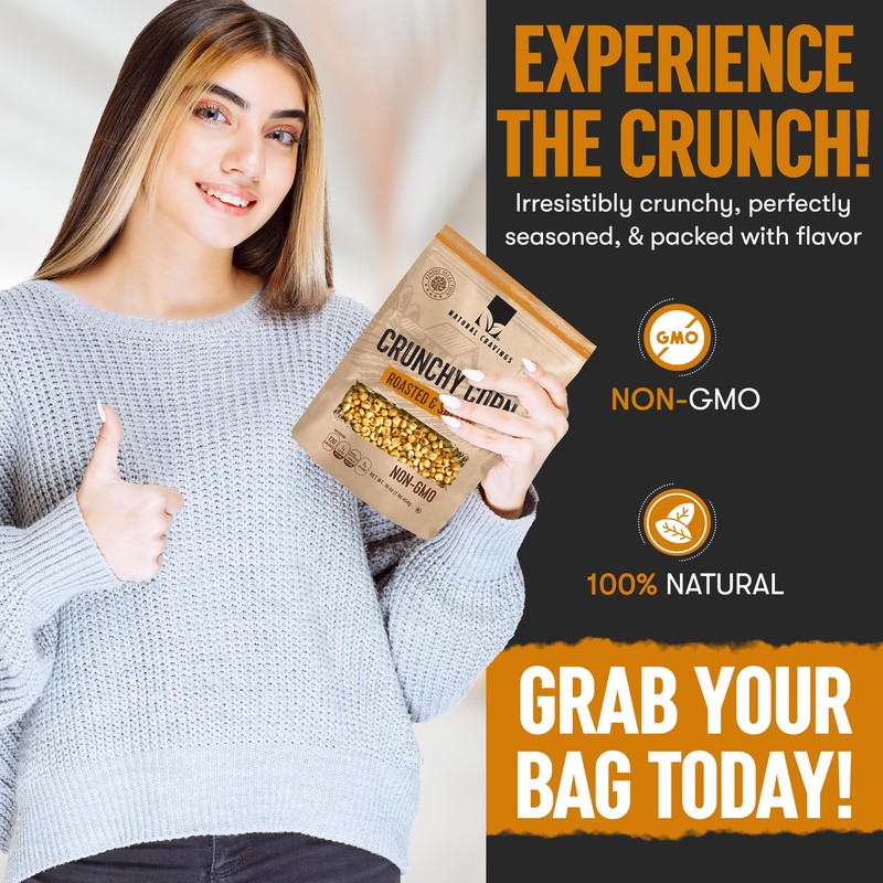 Natural Craving Toastad Corn Nuts, Roasted & Salted Original Flavor,