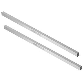sourcing map HSS Lathe Tool Bit 6mm x 6mm x 200mm, Square Lathe Turning Tool Blanks, High Speed Steel Rectangular Fly Cutter Mill Blank, 2pcs