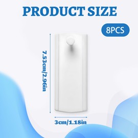 8PCS Command Picture Hooks, Heavy Duty Removable Wall Hooks for Hanging Pictures, Frames, and Decorations, Easy to Install