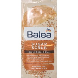 Balea Sugar Scrub Scrub Brown Suger & Chia Pack of 10