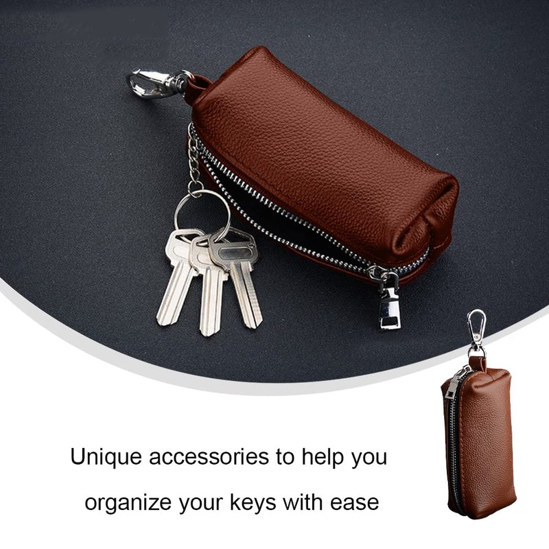 YUEXINYAN Leather Key Pouch Premium Key Holder Universal Car Key