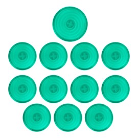 12pcs Arcade Button Cover 20.2mm 25.3mm Mechanical Push Button Cover for Kailh for Cherry for Akko for Glorious Switches Green