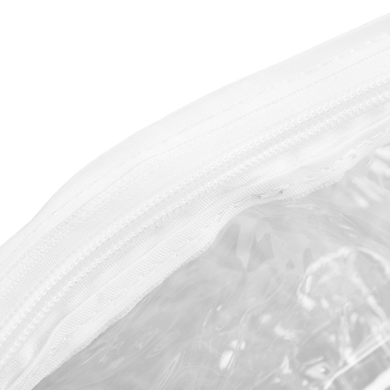 Wreath Storage Bag 60x20cm Thick PVC Reinforced Handle Double Zippers