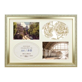VANJOH 106704 Charme Frame A4/Multi-Window, Silver with Stand