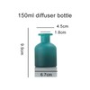 1Pcs 150ml/5oz Empty Glass Diffuser Bottle Aromatherapy Jar Container Fragrance