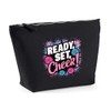 Hippowarehouse Ready, Set, Cheer Printed Make up Cosmetic wash Bag