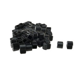 uxcell 45pcs 3/4" 20mm Domed Square Ribbed Insert Finished Cover Floor Protector