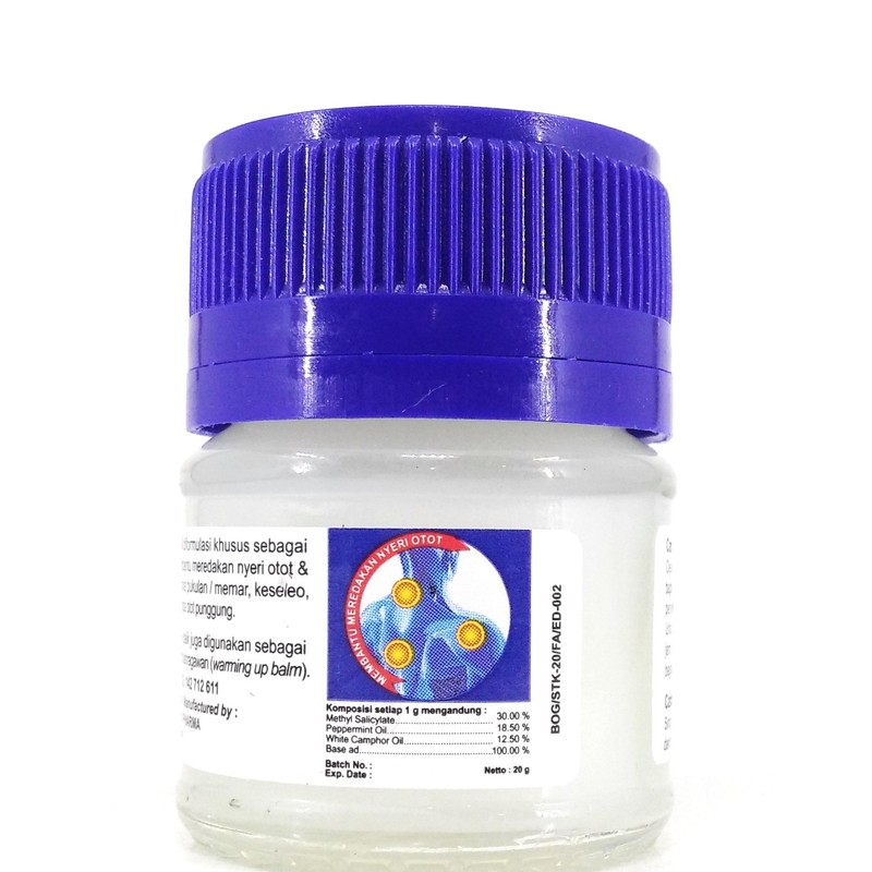 Geliga Muscular Balm Ointment Balsem Otot 20 Gram (Pack of