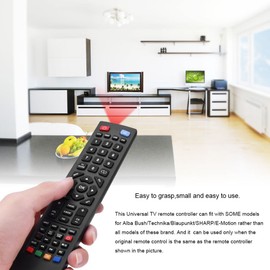 Universal Remote Control for Alba Bush/Technika/Blaupunkt/Sharp/E-Motion Smart LED LCD TV