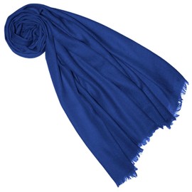 Lorenzo Cana Pashmina Women's Scarf 100% Cashmere Scarf Cashmere Scarf Cashmere Scarf, royal