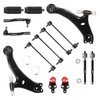 Tiezful 14PCS Suspension Kit Fits 2007 2008 2009 2010 2011
