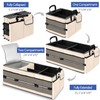 Trunk Organizer With Built-In Insulated Leak Proof Cooler Bag,Collapsible Cargo
