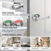 Malimali Commercial Door Handle with Occupied Sign, Bathroom Door Handle