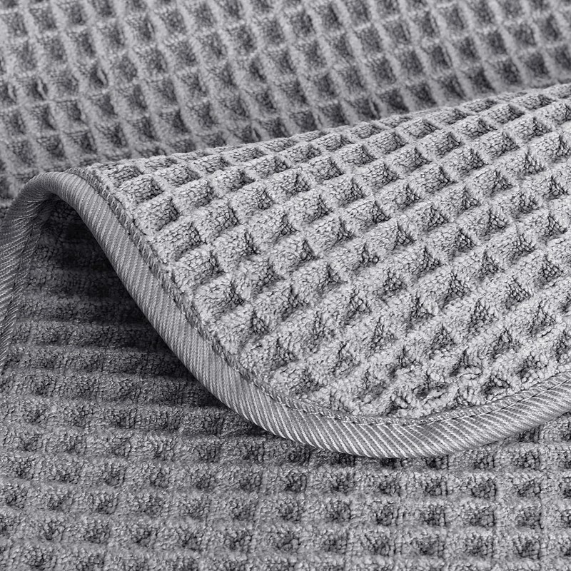 POLYTE Toalla facial de microfibra sin pelusas, 33.02 x 33.02