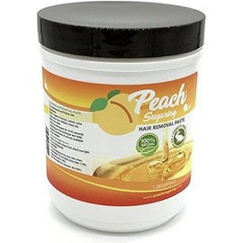 Paste Medium - Peach Sugaring Organic Hair Removal Wax 45 Oz.