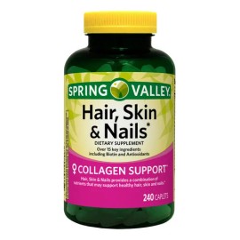 Colágeno Biotina Uñas Piel Cabello 240 Cápsulas Sin Sabor 15 Vits