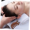 Healeved 2pcs Ergonomic Hair Massager Comb Natural Wooden Scalp Massager