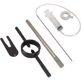 OldBones Fork Oil Level Tool Set Universal Motorcycle Fork Spring Compressor Tool Damping Maintenance Tool 5 in 1 Tool Set