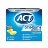 ACT Dry Mouth Lozenges With Xylitol, Sugar Free Honey-Lemon, 18