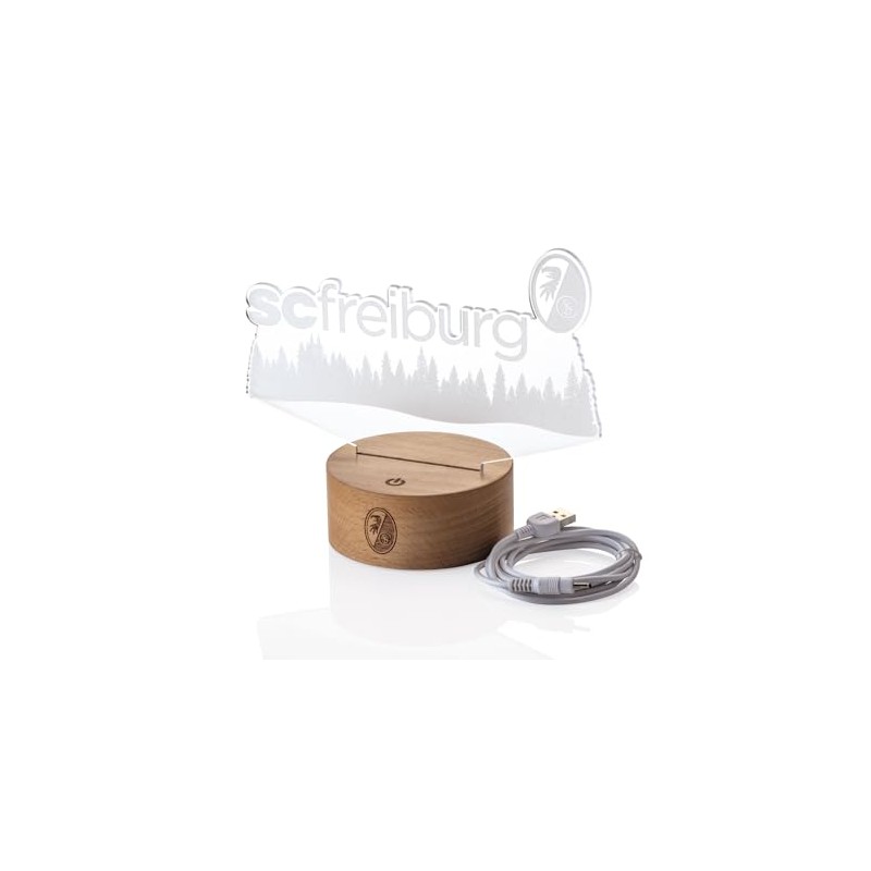SC Freiburg LED Light Wooden Skyline