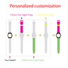 XMHYB Replacement band for Swatch Waterproof Silicone Rubber Watch Band