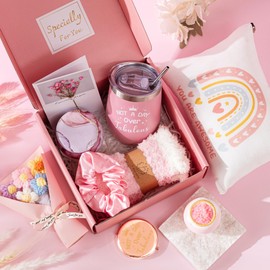 Birthday Gifts Basket for Women,Relaxation Spa Bath Set Self Care Package Box for Girls,Get Well Soon Kit for Her, Mother's Day Thinking of You Christmas Gift Ideas for Mom, Friends,Sister, Wife