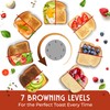 MÜELLERHOME Retro Toaster 2 Slice, 7 Browning Levels, 3 Functions