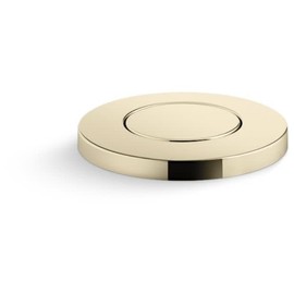 KOHLER 35726-AF K-35726-AF Garbage Disposal Air Switch Button, Vibrant French Gold