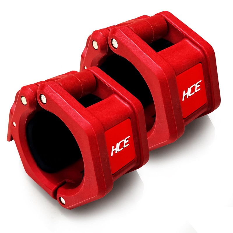 50mm ABS Olympic Barbell Clips– Quick Release Pair of 2-Inch