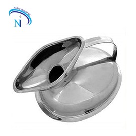 Natiq Ind Thicken Stainless Steel Male Urinal for Women, Bedridden Patients, Elderly Men, Medical Use
