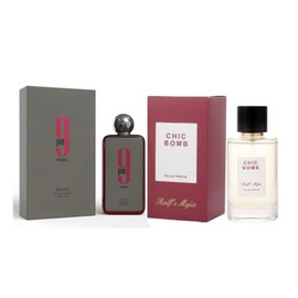 Exclusive combo: 9 PM Rebel EDP Spray for Unisex 3.4 oz & Ralf Mejia Chic Bomb 3.4oz