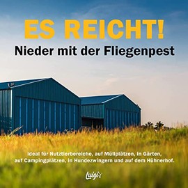 Luigi's Trampa para Moscas Exterior (Pack de 3) – Trampa Eficaz y No Tóxica para Moscas – Ideal para Jardines, Campings, Granjas y Contenedores