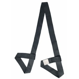 Strap for Yoga Mat by Tiiyar - Adjustable Polyester Cotton Yoga Mat Carrier (Yoga Mat Strap/Bag/Sling) (Dark Grey)