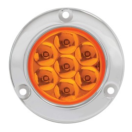GG Grand General 76570 LED Light (2" Low Profile Pearl Am/Am with Pigtail and S.S. Rim)
