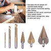 Step Drill Bits Serrated Spiral Bits High Speed Steel Woodworking