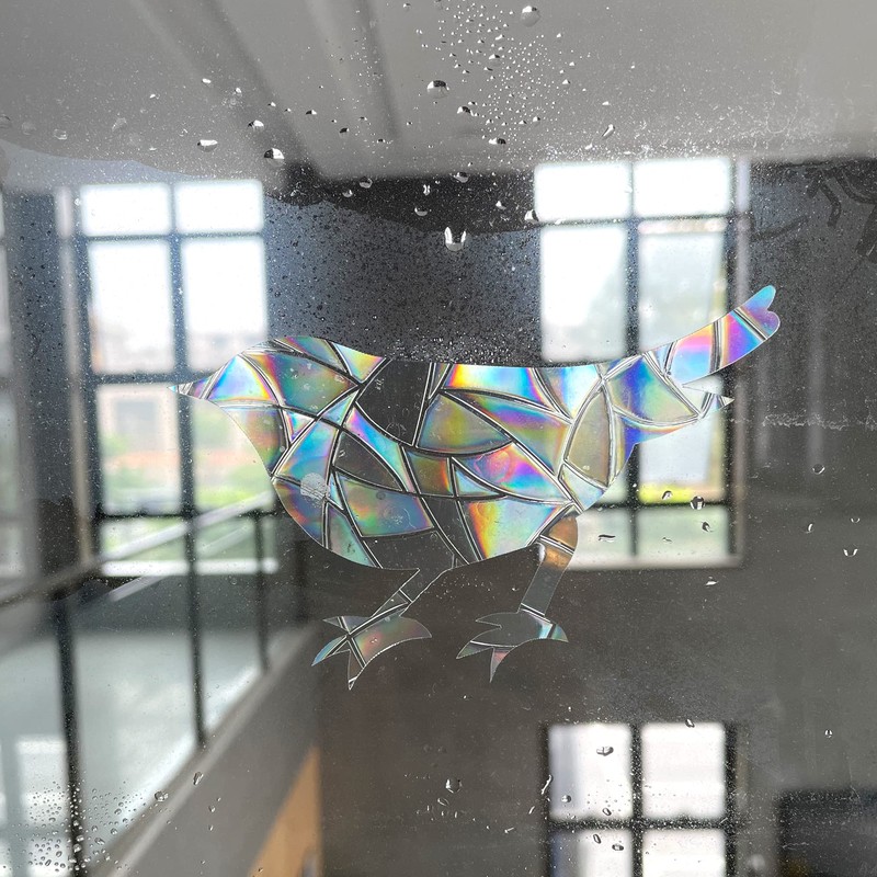 Prism Window Stickers for Bird Strikes, Anti-Collision Stickers, Prevent Birds