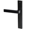 HardwareStore Door Handle Set BB PZ WC Black Matt Long