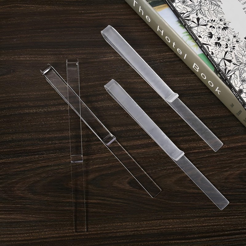 Music Stand Clips 6 Pcs, Clear Acrylic Music Book Page